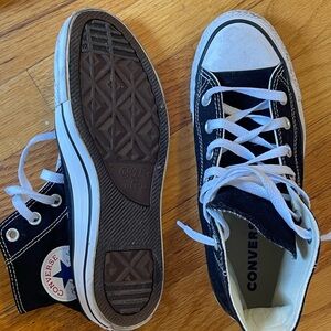 Converse Black and White High-Top Sneakers